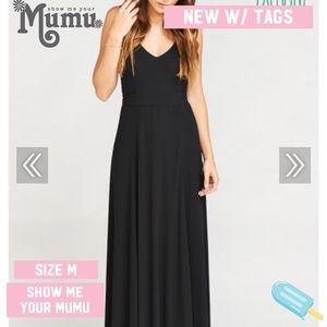 Show Me You MuMu | Jenn Maxi Dress | M | Black